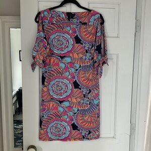 Trina Turk Multicolor Floral Midi Dress
